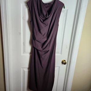 G.I.L.I. (Got It Love It) Women Wine Runched Slimming Dress Size 14